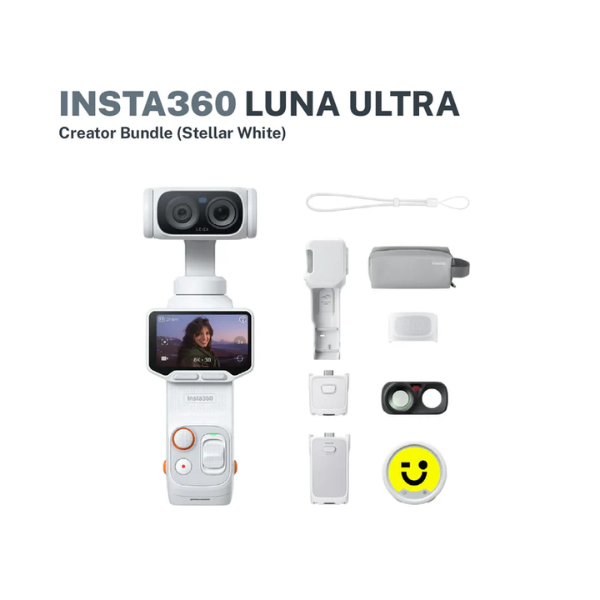 Insta360 Luna Ultra 8K Gimbal Camera Leica Dual Lens 1-Inch Sensor Detachable Remote Screen 12X Zoom