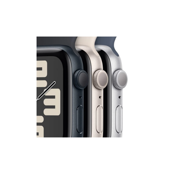 Apple Watch SE GPS 40mm Silver Aluminium Case with Blue Cloud Sport Band