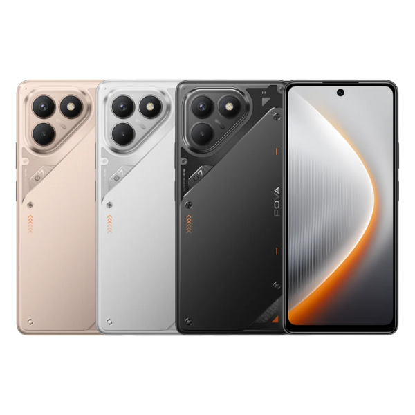 Tecno Pova 7 Ultra 5G Smartphone 12GB RAM+256GB ROM MediaTek Dimensity 8350 Ultimate 6.67” 144Hz AMOLED Display 108MP Rear Camera 7000mAh Battery with 70w Ultra Fast Charging