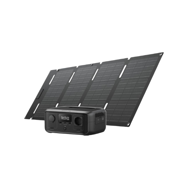 EcoFlow River 3 EU Portable Power Station, 256Wh LiFeP04 Quick Charge in 1 Hour Up to 600W Power for Emergency Power Camping Motor Homes