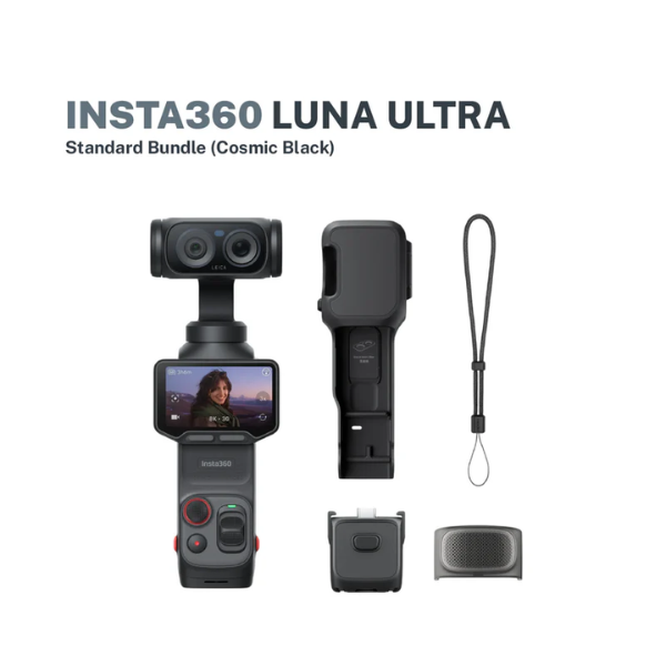 Insta360 Luna Ultra 8K Gimbal Camera Leica Dual Lens  1-Inch Sensor Detachable Remote Screen 12X Zoom