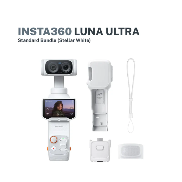 Insta360 Luna Ultra 8K Gimbal Camera Leica Dual Lens  1-Inch Sensor Detachable Remote Screen 12X Zoom
