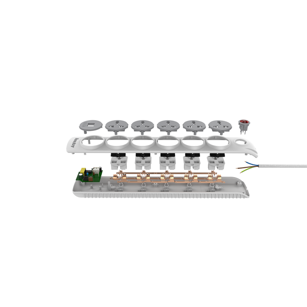 Huntkey SZN607 Universal Power Strips - Ichiban Tekno