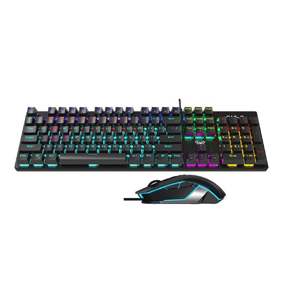 AULA T640 Gaming Mechanical Keyboard Mouse Combo Set